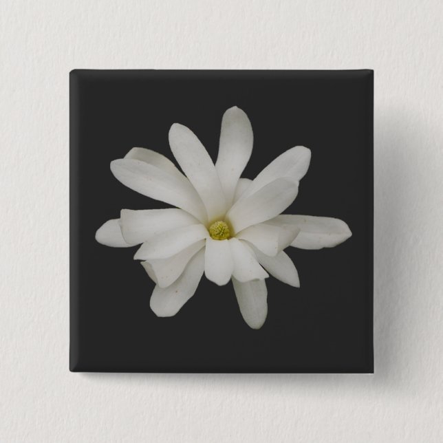 Star Magnolia Flower Badge (Front)