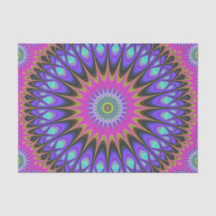 Star mandala tissue paper