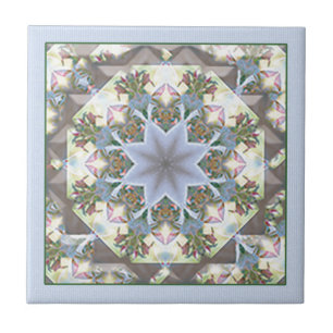 Star Mandala Trivet/Tile Ceramic Tile