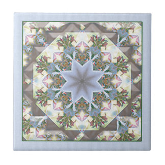 Star Mandala Trivet/Tile Ceramic Tile