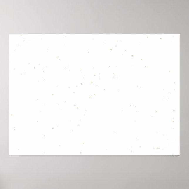 Star Map 2D – Neigbourhood of Sol Poster (Front)