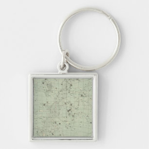 Star map key ring