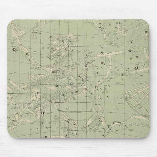 Star map mouse pad (Front)