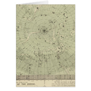 Star map of North polar region