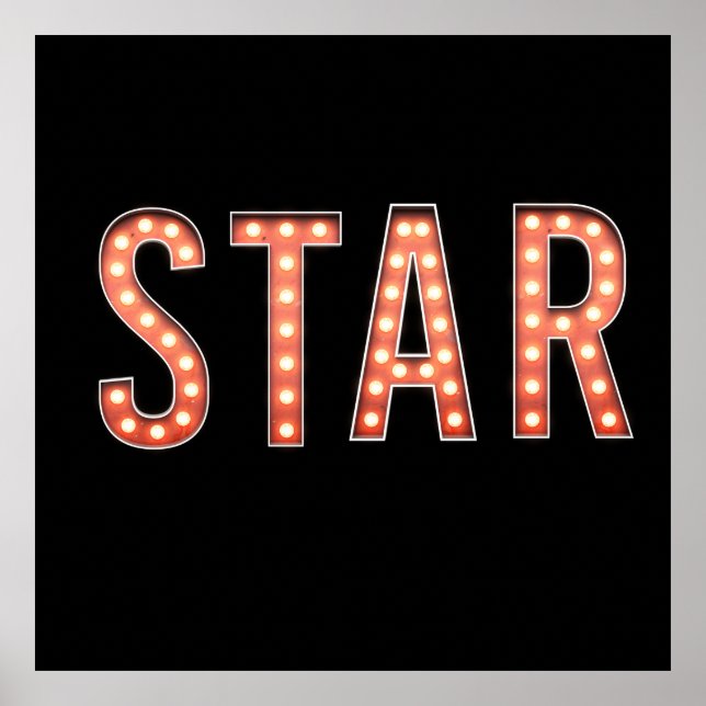STAR Marquee Lights Poster (Front)