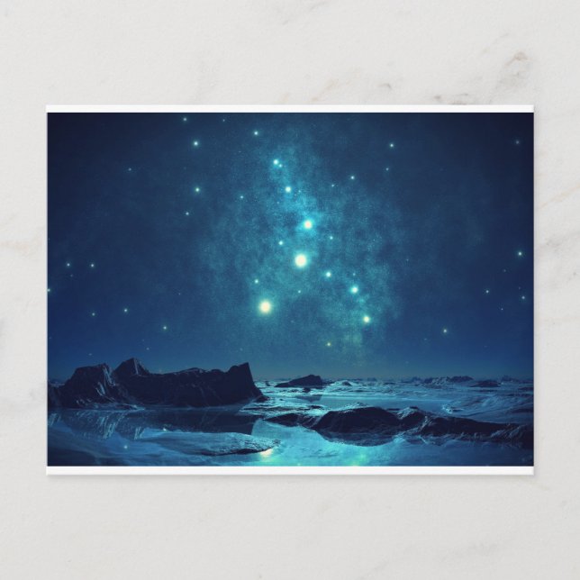 star night postercard postcard (Front)