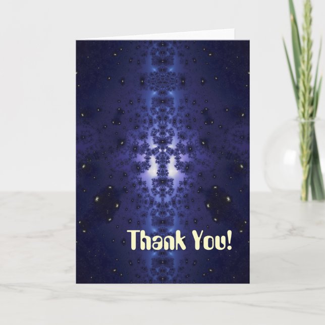 Star Night Thank You Card (Front)