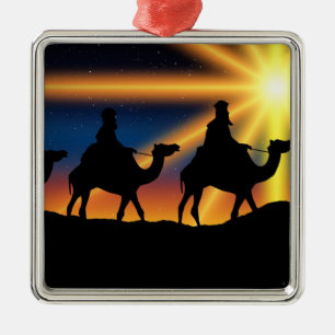 Star of Bethlehem - Birth of Christ, Metal Ornament