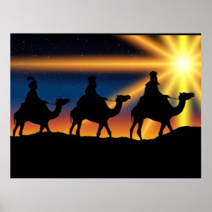 Star of Bethlehem - Birth of Christ Poster