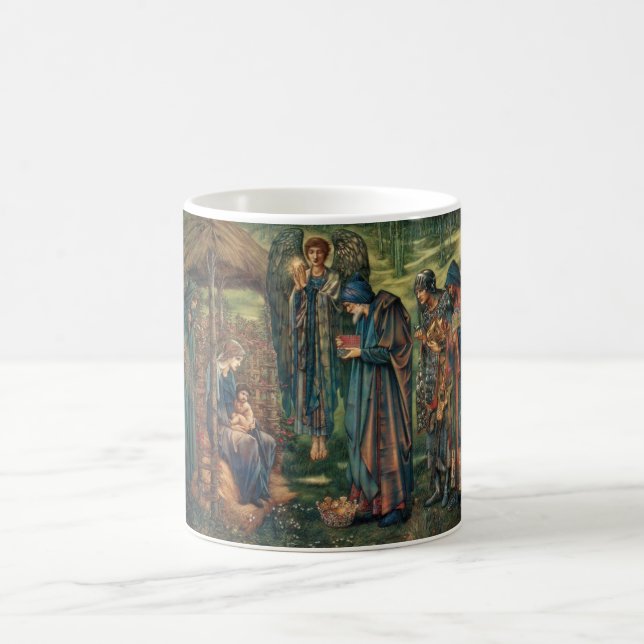 Star of Bethlehem (by Edward Burne-Jones) Coffee Mug (Center)