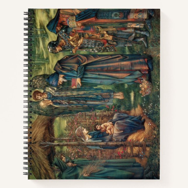Star of Bethlehem (by Edward Burne-Jones) Notebook (Front)