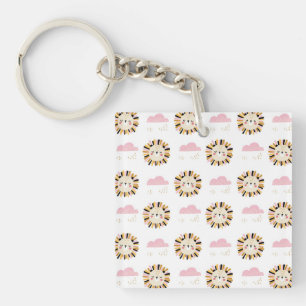 Star Of Bethlehem Flower Key Ring