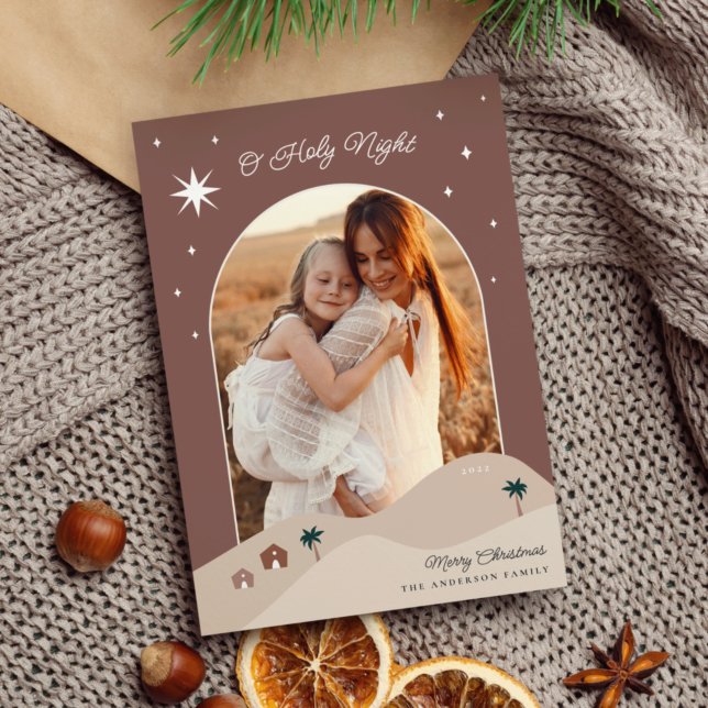 Star of Bethlehem Photo Holiday Card (Creator Uploaded)