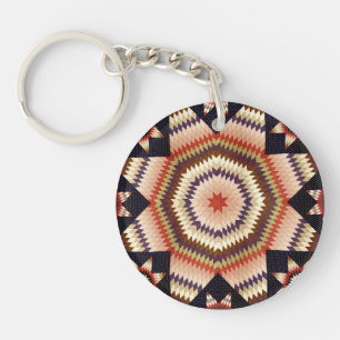 Star of Bethlehem Quilt Key Ring
