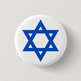 "STAR OF DAVID" 3 CM ROUND BADGE