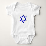 Star of David Baby Bodysuit<br><div class="desc">Star of David - Available in Blue or Gold.

You can add your own words,  pictures,  and/or change the background colour using Zazzle's great customisation tools.   This image is available on dozens of other products too.</div>
