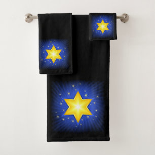 Star of David Bath Towel Set