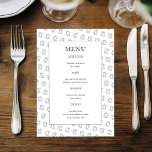Star of David B'nai Bat Bar Mitzvah Jewish Wedding Menu<br><div class="desc">Perfect custom menu for a bar mitzvah, bat mitzvah or other Jewish celebration! Hand made art for you! FULLY CUSTOMIZABLE! Click on “Personalise” above to edit the text. Click "edit using design tool" to adjust the fonts, colours and placements and to delete the back side design if you prefer. Also...</div>