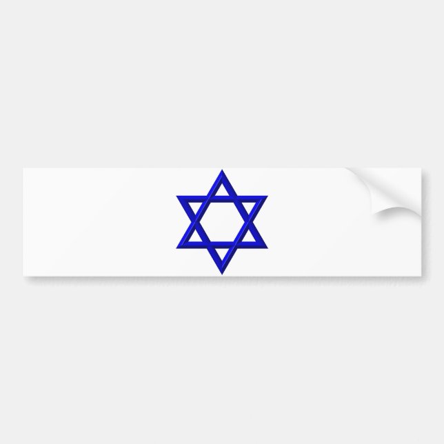 Star of David Bumper Sticker (Front)