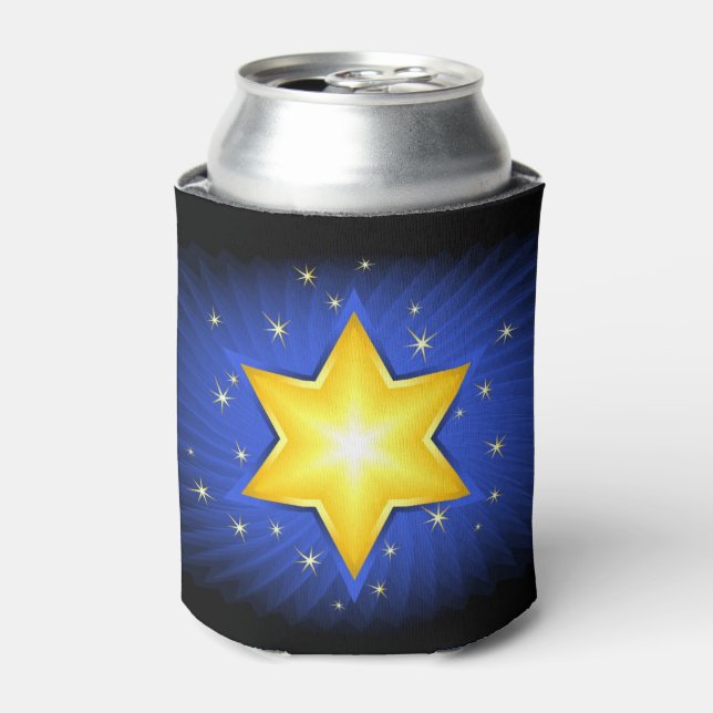 Star of David Can Cooler (Can Front)