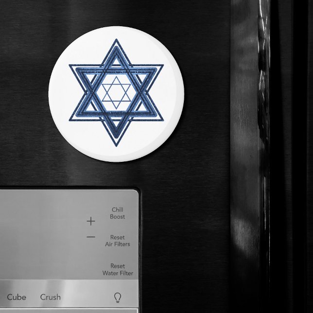 Star of David | Classic Blue Modern Minimalist Magnet (Creator Uploaded)