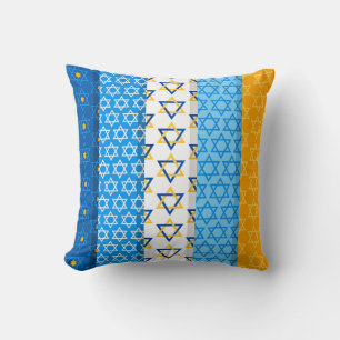 Star of David colourful pattern Cushion