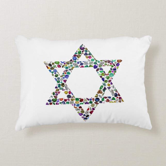 Star of David Decorative Cushion (Front)