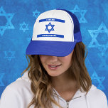 Star of David Flag, I Stand With Israel Hat<br><div class="desc">Star of David Flag,  Patriotic Zionist Jewish,  I Stand With Israel Hat</div>