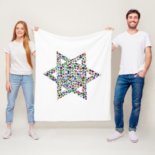 Star of David Fleece Blanket