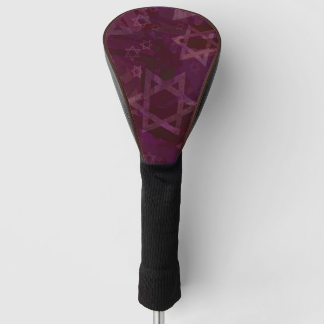 Star of David  Golf Head Cover (Front)