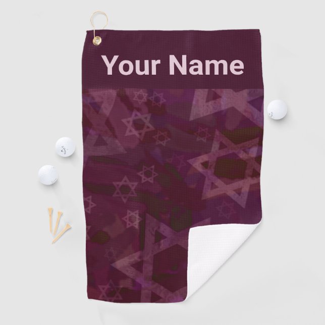 Star of David Golf Towel (InSitu)