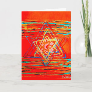 Star of David Greeting Card
