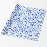 Star of David Hanukkah Wrapping Paper<br><div class="desc">Wrap up your Hanukkah gifts with this paper that features the Star of David in a variety of designs and shades of blue.</div>