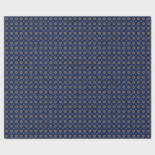 Star of David Hanukkah Wrapping Paper