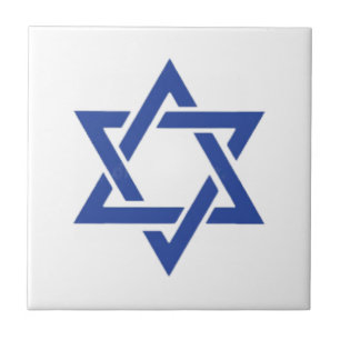 Star of David Israel Jewish Premier  Ceramic Tile