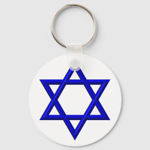 Star Of David Key Ring