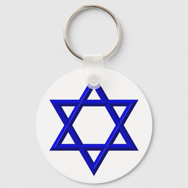 Star of David Key Ring (Front)