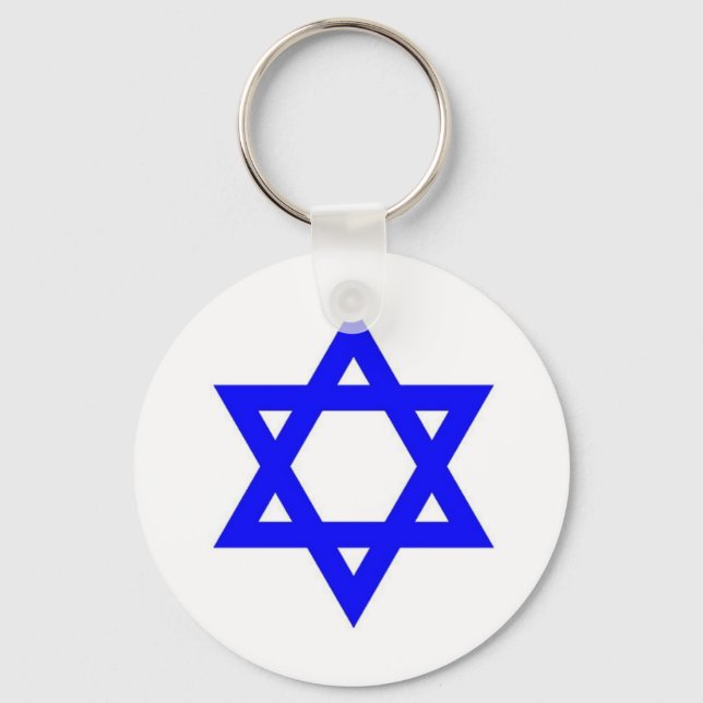 STAR OF DAVID KEY RING (Front)