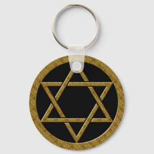 STAR OF DAVID KEY RING