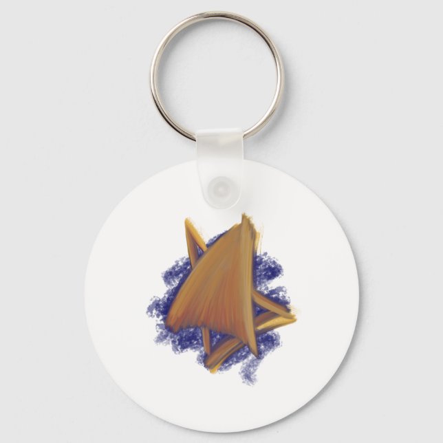 Star of David Keychain (Front)