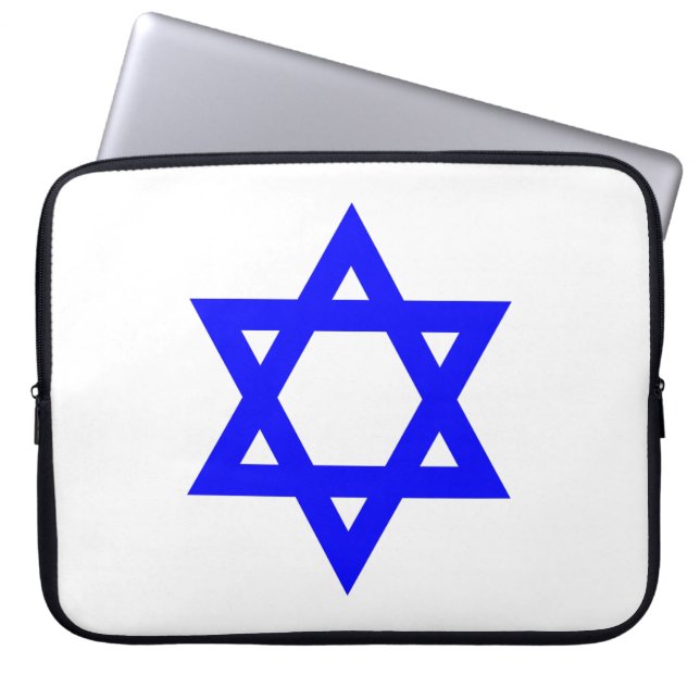 Star of David Laptop Sleeve (Front)