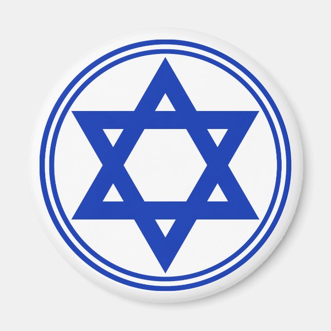 Star of David Magnet (Front)