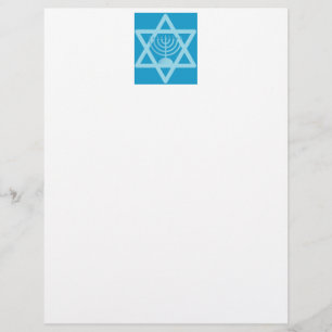 Star of David Menorah Flyer