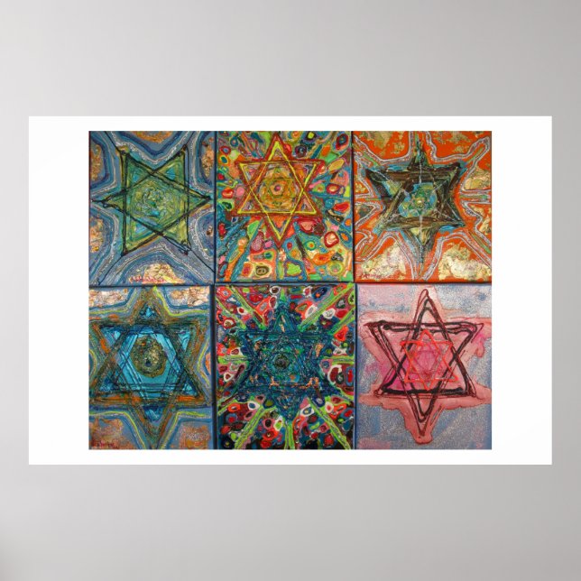 Star of David Multiples Poster (Front)