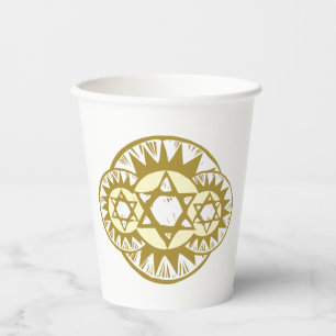 Star Of David Paper Cups