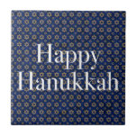 Star Of David Pattern Tile<br><div class="desc">star of david pattern tile ... happy hanukkah</div>