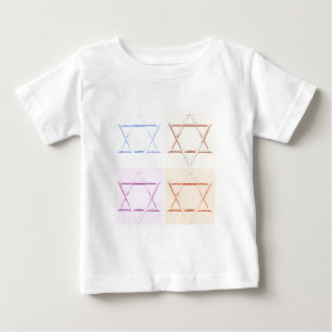 Star of David pop art Baby T-Shirt