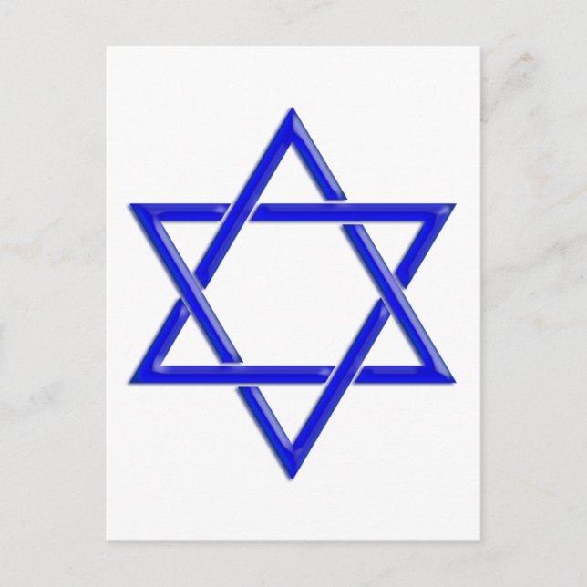 STAR OF DAVID POSTCARD (Front)