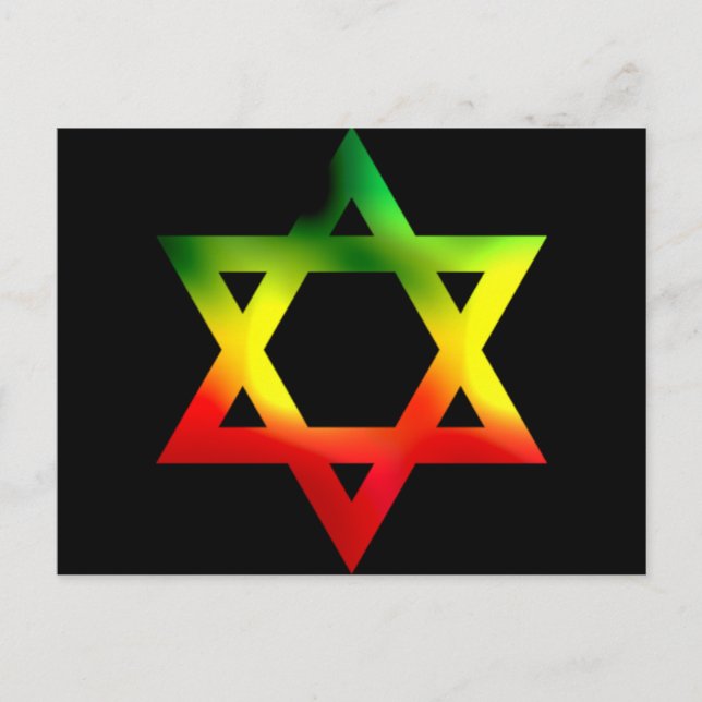 Star of David Postcard (Front)