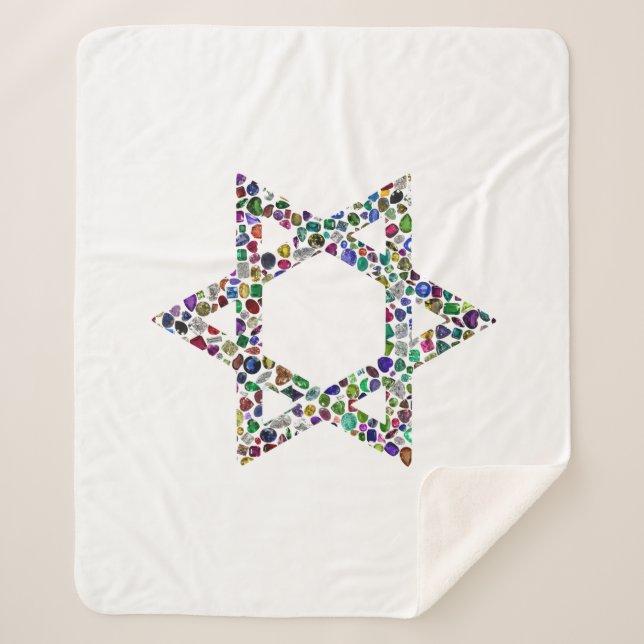 Star of David Sherpa Blanket (Front)